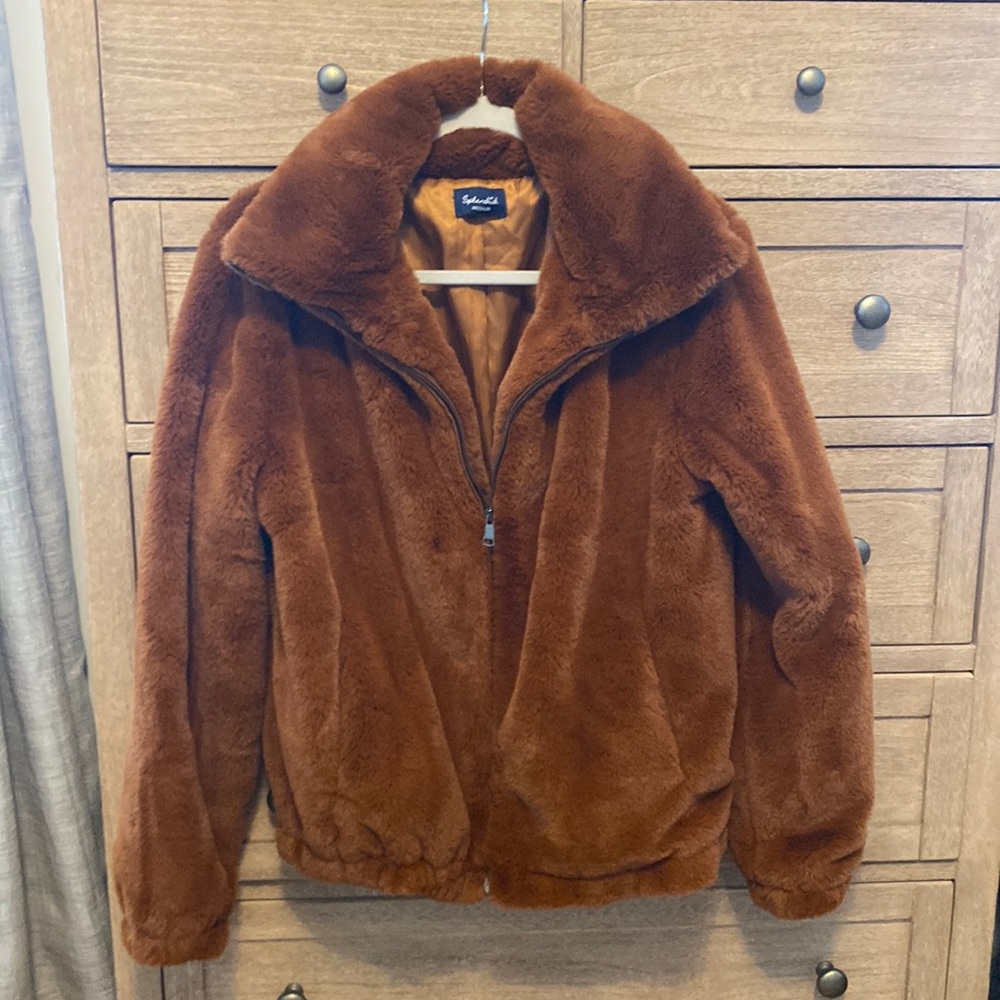Splendid brown jacket/coat. Size M. New and never worn